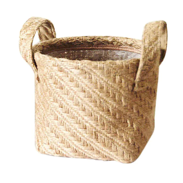Woven Jute Storage Basket for Toys and Miscellaneous Items